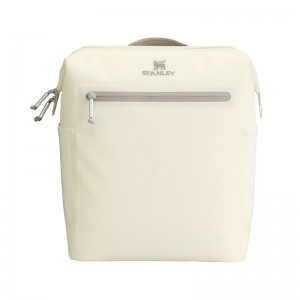 Stanley The All Day Madeleine Midi Cooler Backpack | 20 Can | 14.8 QT | 14.0 L Blanche | 3609-QBWMG
