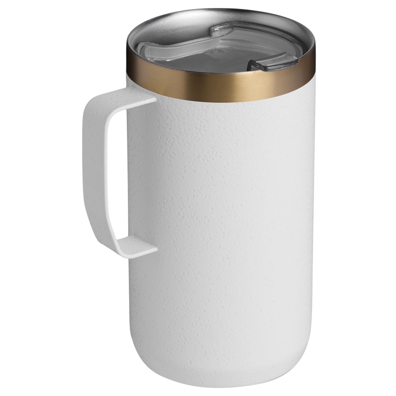 Stanley The Fall Refresh Stay Hot Camp Mugs 24 OZ Blanche | 6230-YOGQV
