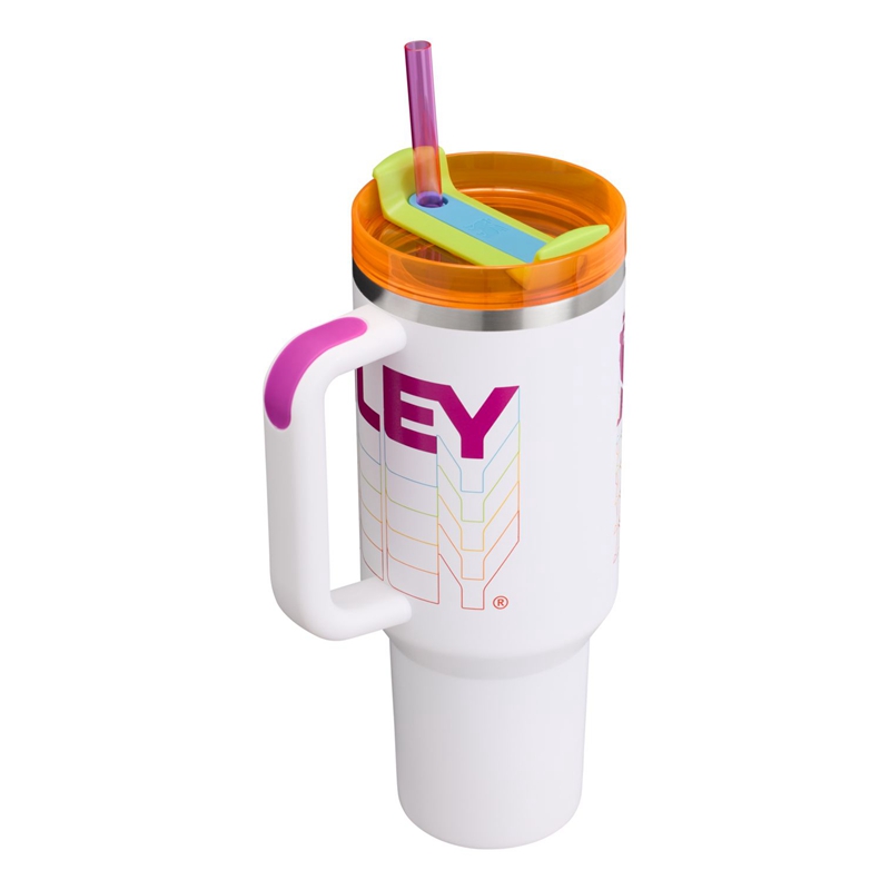 Stanley The Reverb Quencher H2.0 FlowState™ Tumbler 40 OZ Blanche | 8714-OANGX