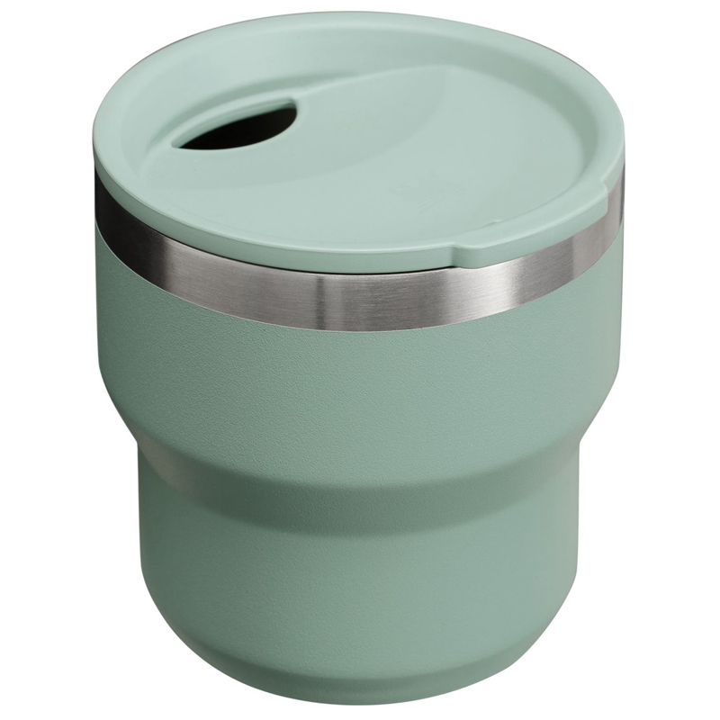 Stanley The Stay-Hot Stacking Cups 10 OZ Vert | 5076-DCFWV