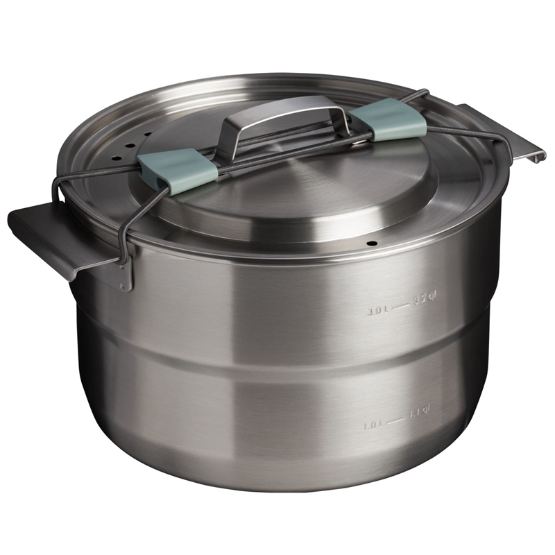 Stanley The Wildfare Core Full Serve Cookset | 26-piece set 4 QT Grise | 0274-YOCGE